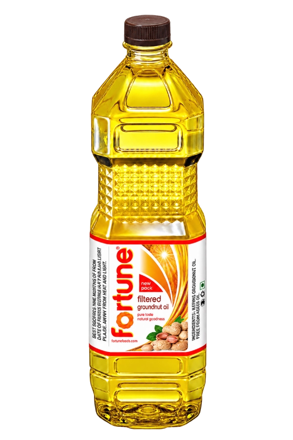 Filtered Groundnut Oil Bottle