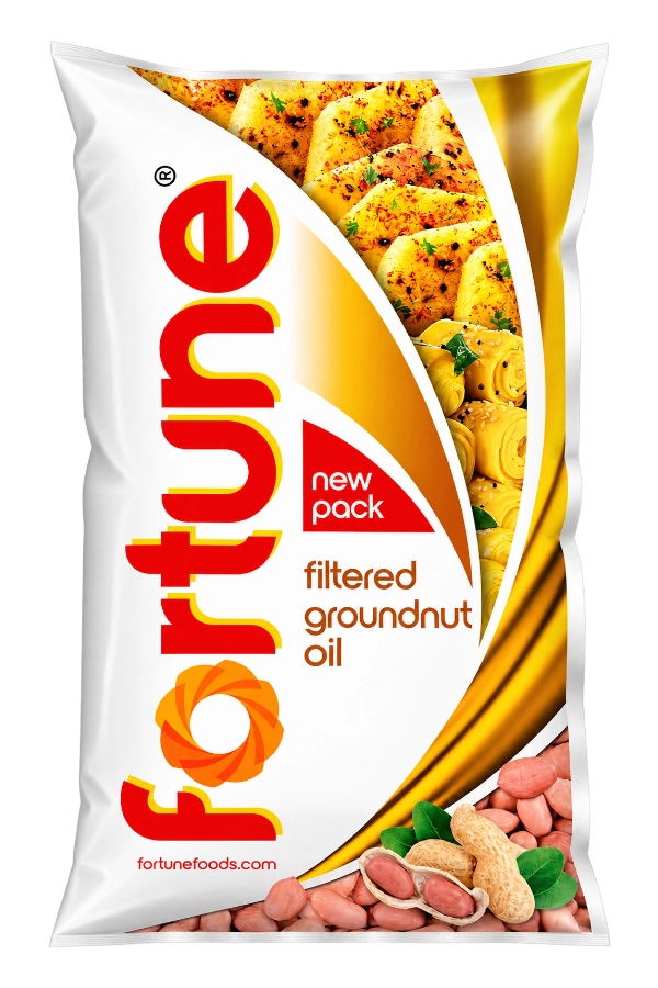 Filtered Groundnut Oil Pouch