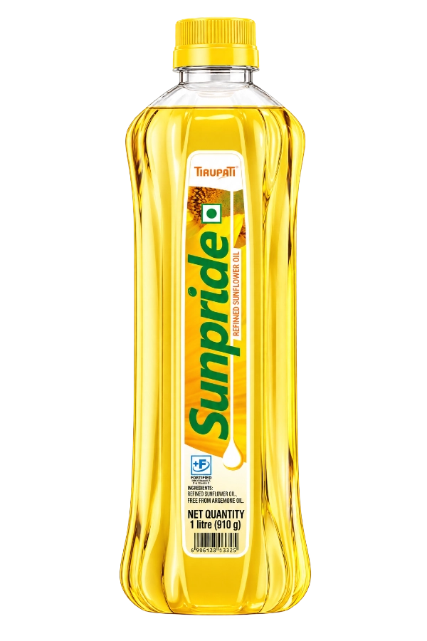 Refined Sunflower Oil Bottle