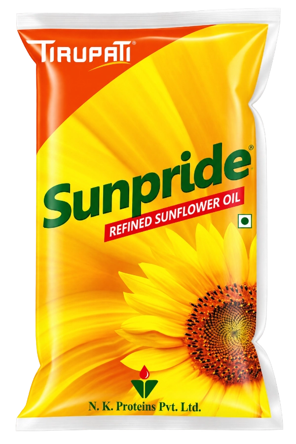 Refined Sunflower Oil Pouch