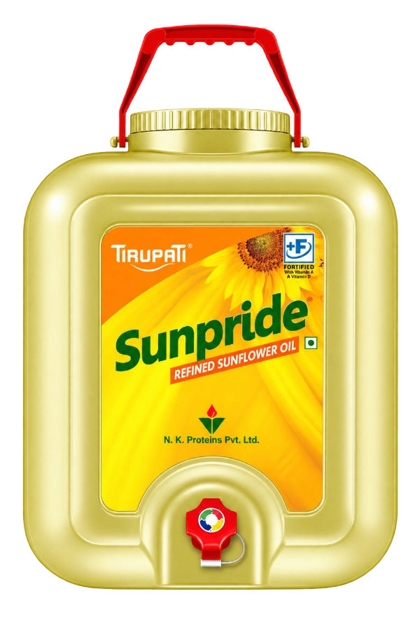 Refined Sunflower Oil Tap Jar