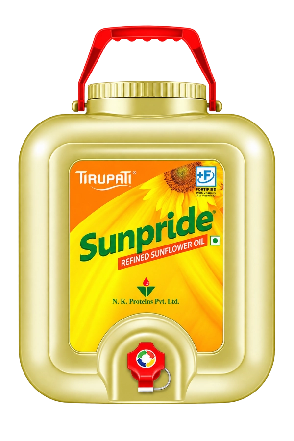 Refined Sunflower Oil Tap Jar