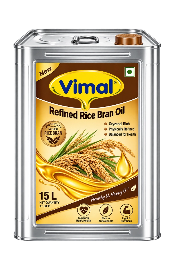 Rice Bran Oil Tin