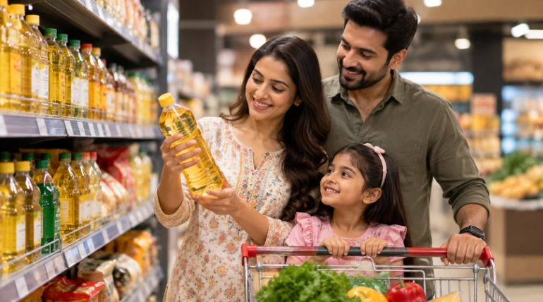 Retail store partnerships for edible oil